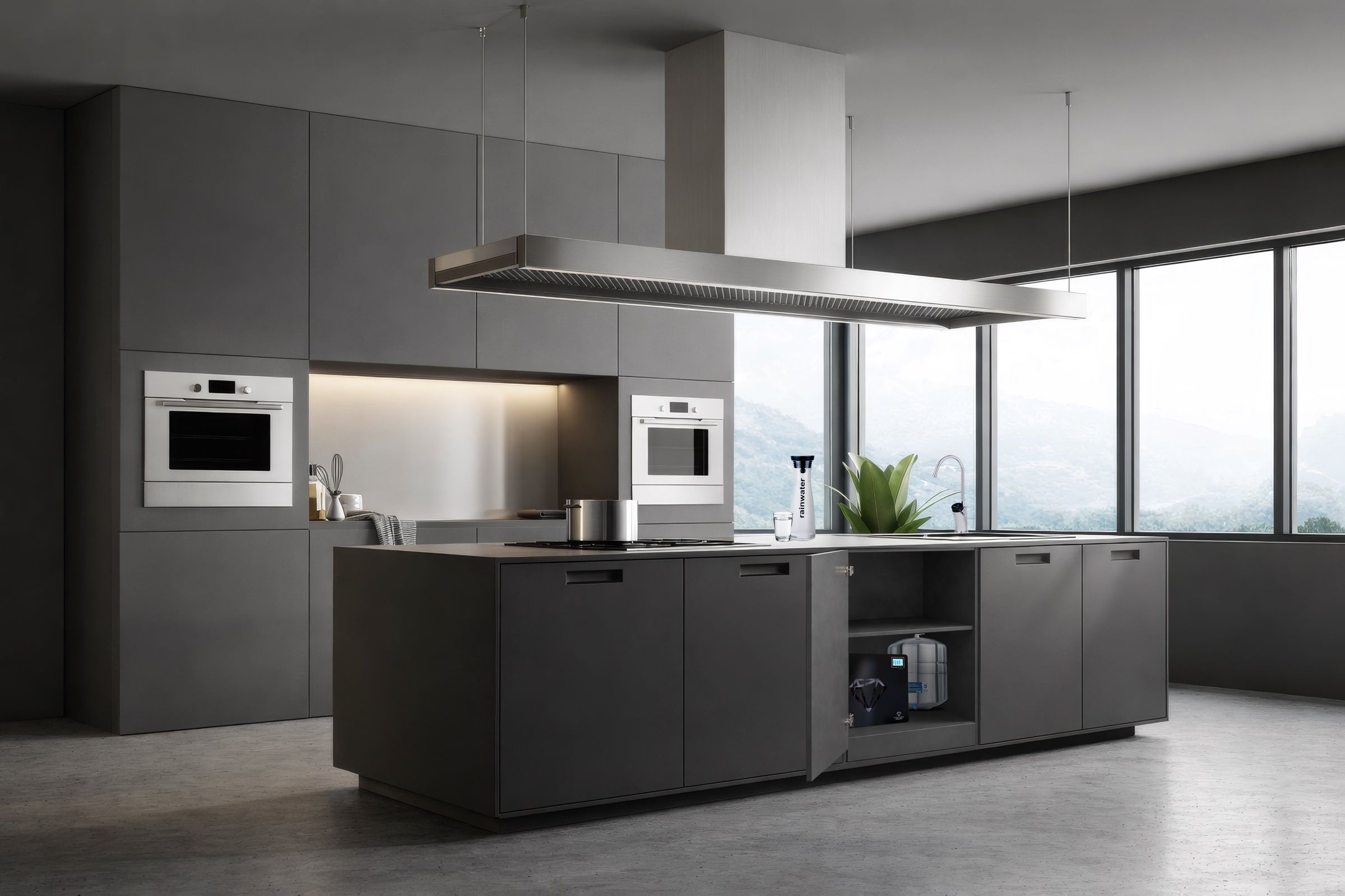 Black Diamond Plus açık mutfakta