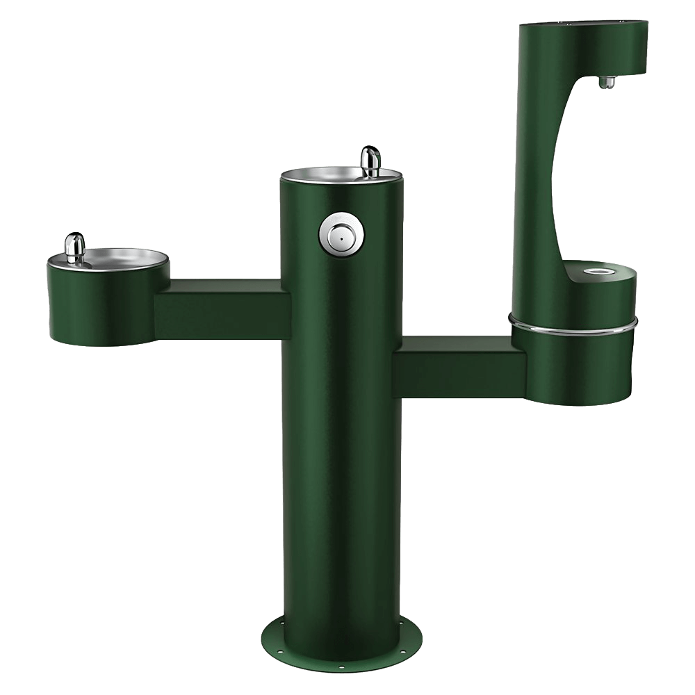 Rainwater çok fonksiyonlu yeşil su çeşmesi, modern ve dayanıklı tasarım.